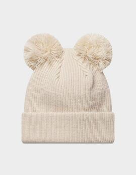Gorro NEW ERA WMNS DOUBLE POM NEYYAN - Light Beige