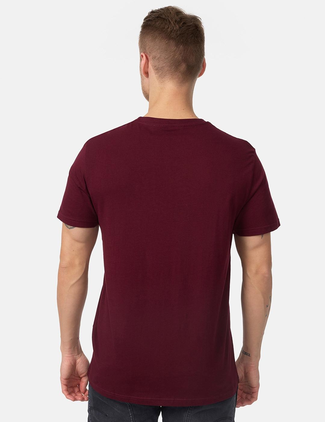Camiseta LONSDALE ORIGINAL - Vintage Oxblood