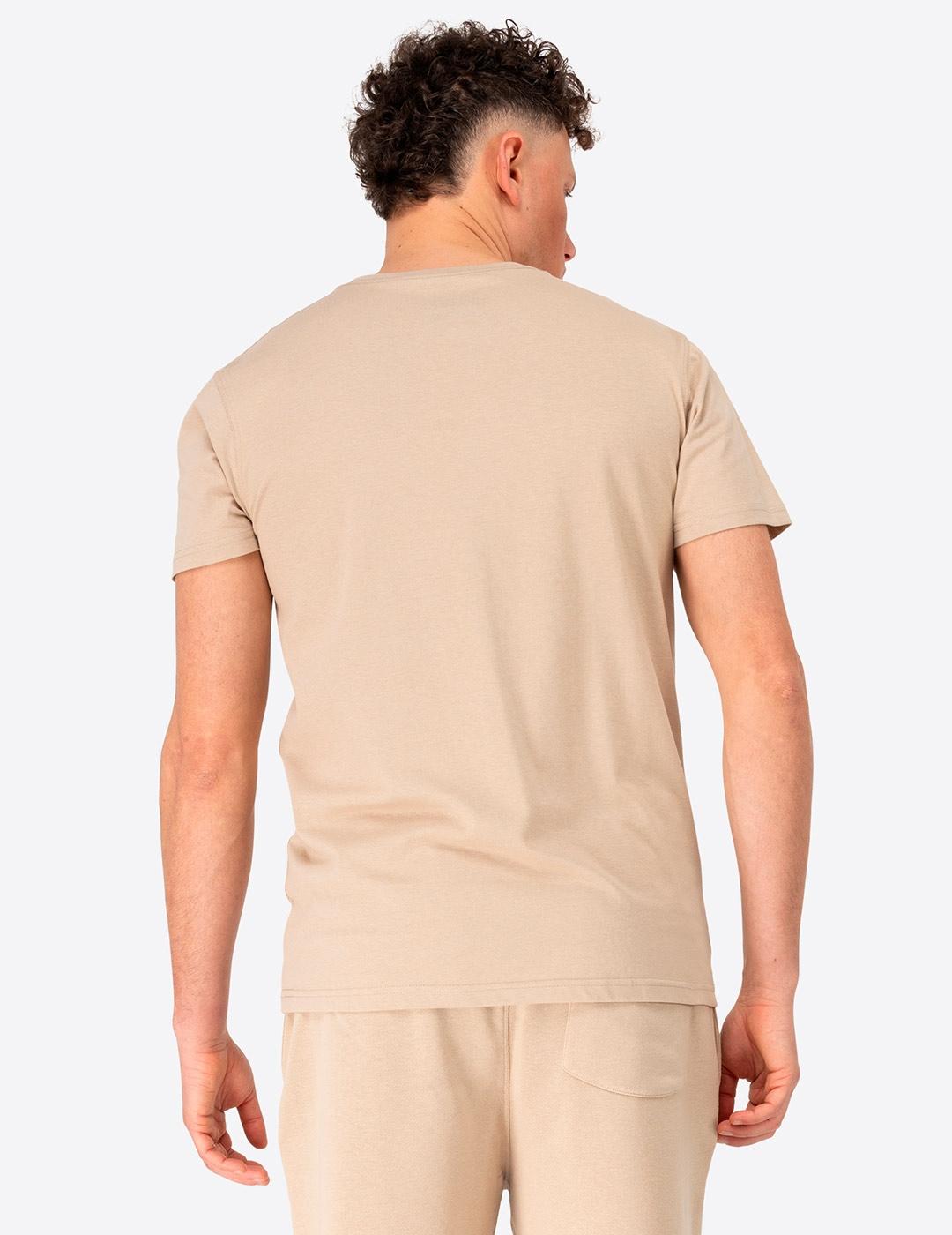 Camiseta LONSDALE LANGSETT - Sand/Black