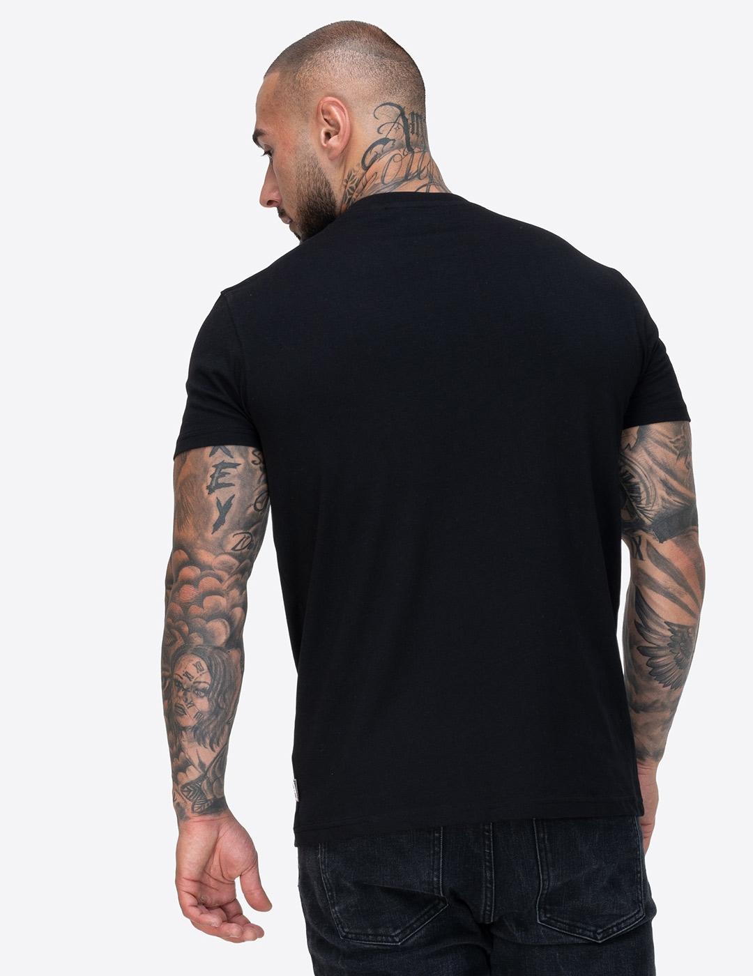 Camiseta LONSDALE STALYBRIDGE - Black/Ecru