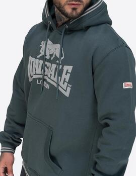 Sudadera Capucha LONSDALE OUTWOOD - Green/Green