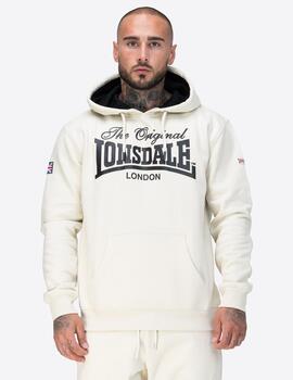 Sudadera LONSDALE Capucha ATHERTON - Beige/Black