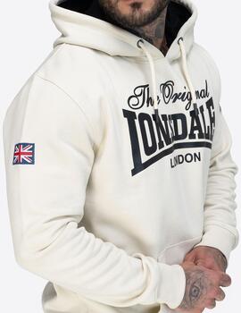 Sudadera LONSDALE Capucha ATHERTON - Beige/Black