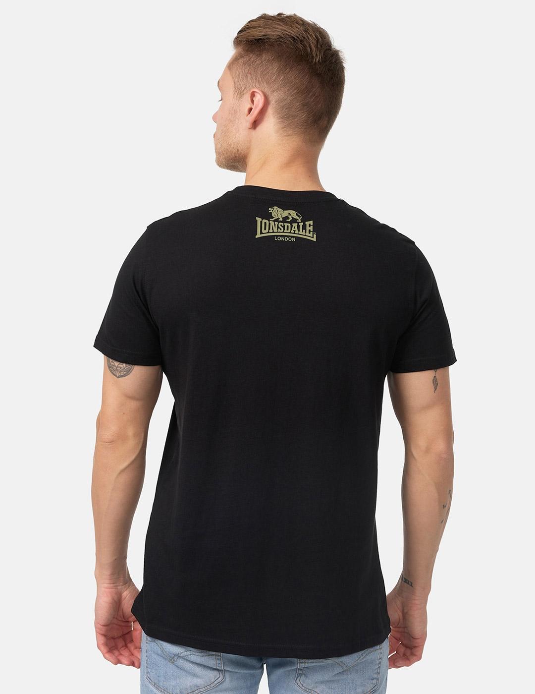 Camiseta LONSDALE LOGO - Black/Olive