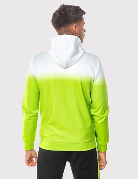 Sudadera Eleven Degree DOT FADE FULL ZIP POLY TRACK - LIME