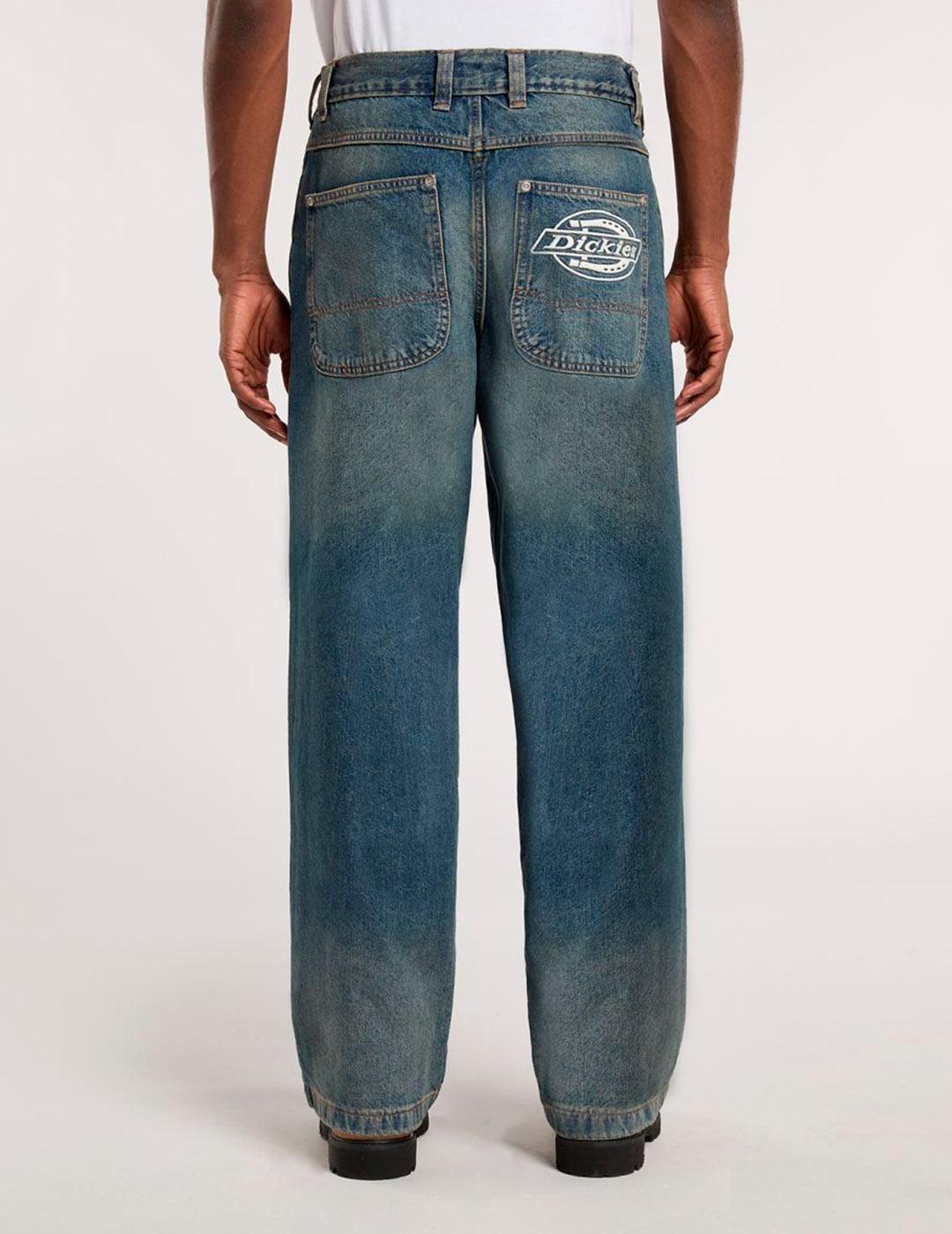 Pantalón DICKIES HILHAM - Khaki Tinted Blue