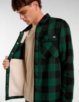 Camisa Dickies Sherpa LINED SACRAMENTO - Pine Needle Green