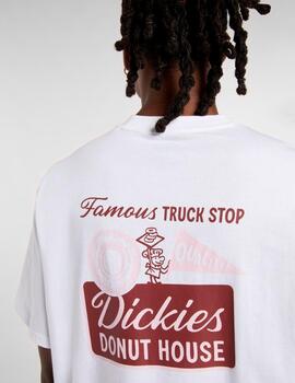 Camiseta DICKIES DONUT HOUSE - White