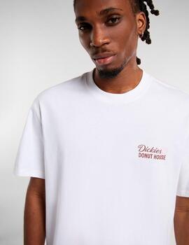 Camiseta DICKIES DONUT HOUSE - White