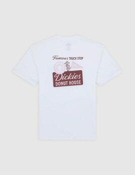 Camiseta DICKIES DONUT HOUSE - White