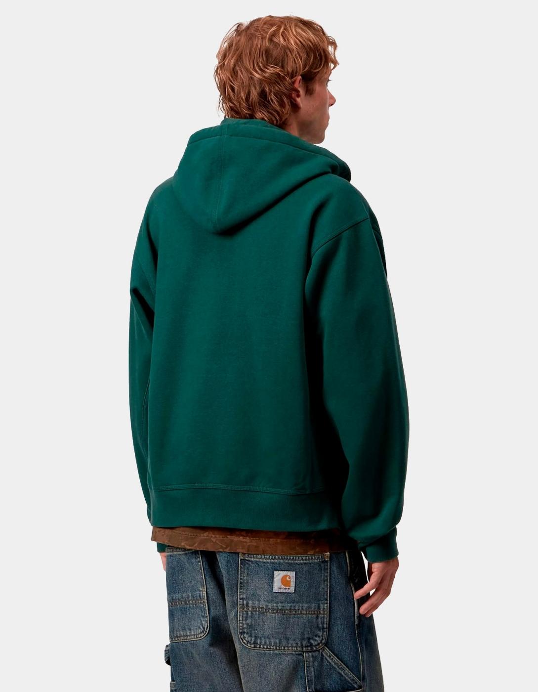 Sud. Cap. CARHARTT WIP Abierta AMERICAN SCRIPT - Dark Fir