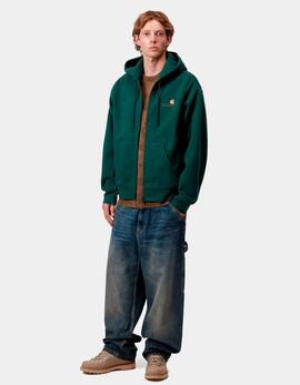 Sud. Cap. CARHARTT WIP Abierta AMERICAN SCRIPT - Dark Fir
