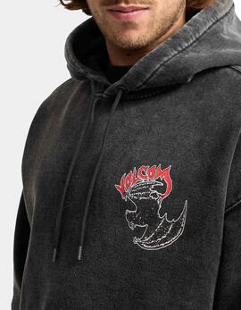 Sudadera Capucha VOLCOM NIGHTWASHER - Light Acid Black