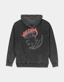Sudadera Capucha VOLCOM NIGHTWASHER - Light Acid Black