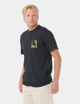 Camiseta RIP CURL AOTS TY WILLIAMS COASTLINE - Black