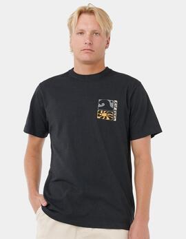 Camiseta RIP CURL AOTS TY WILLIAMS COASTLINE - Black