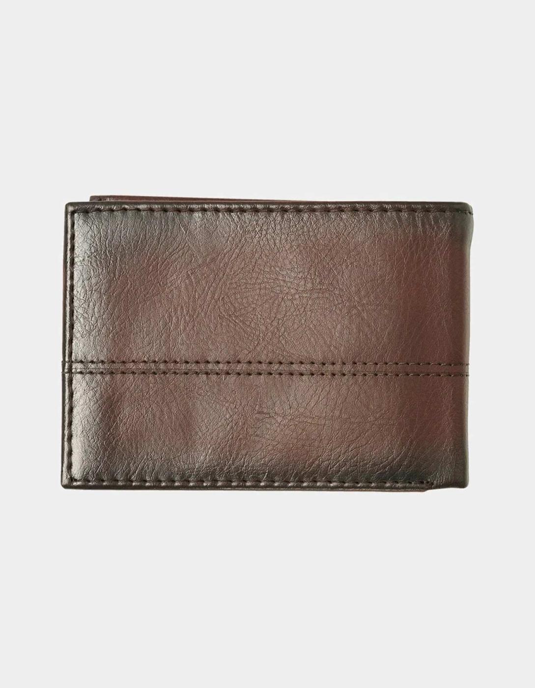Cartera RIP CURL CORPAWAU ICON PU SLIM - Black/Tan