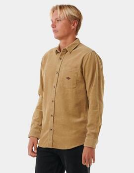 Camisa RIP CURL CLASSIC SURF CORD - Dark Khaki