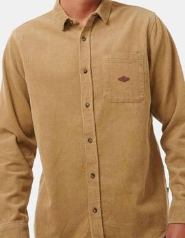 Camisa RIP CURL CLASSIC SURF CORD - Dark Khaki