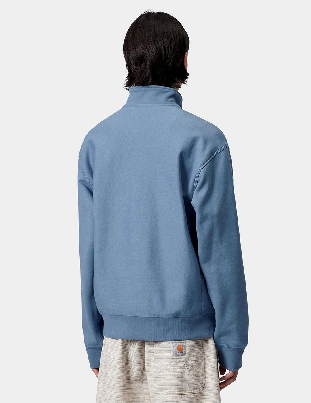 Sudadera CARHARTT WIP HALF ZIP AMERICAN SCRIPT - Sorrent