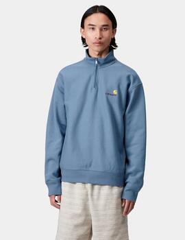 Sudadera CARHARTT WIP HALF ZIP AMERICAN SCRIPT - Sorrent