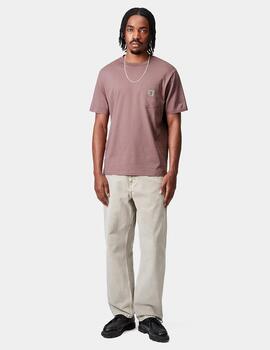 Camiseta CARHARTT WIP POCKET - Glassy Pink