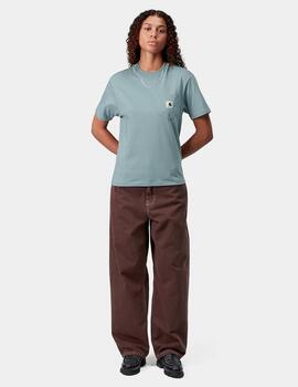Camiseta W' CARHARTT WIP  POCKET - Citadel