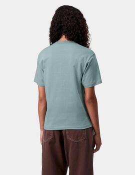 Camiseta W' CARHARTT WIP  POCKET - Citadel
