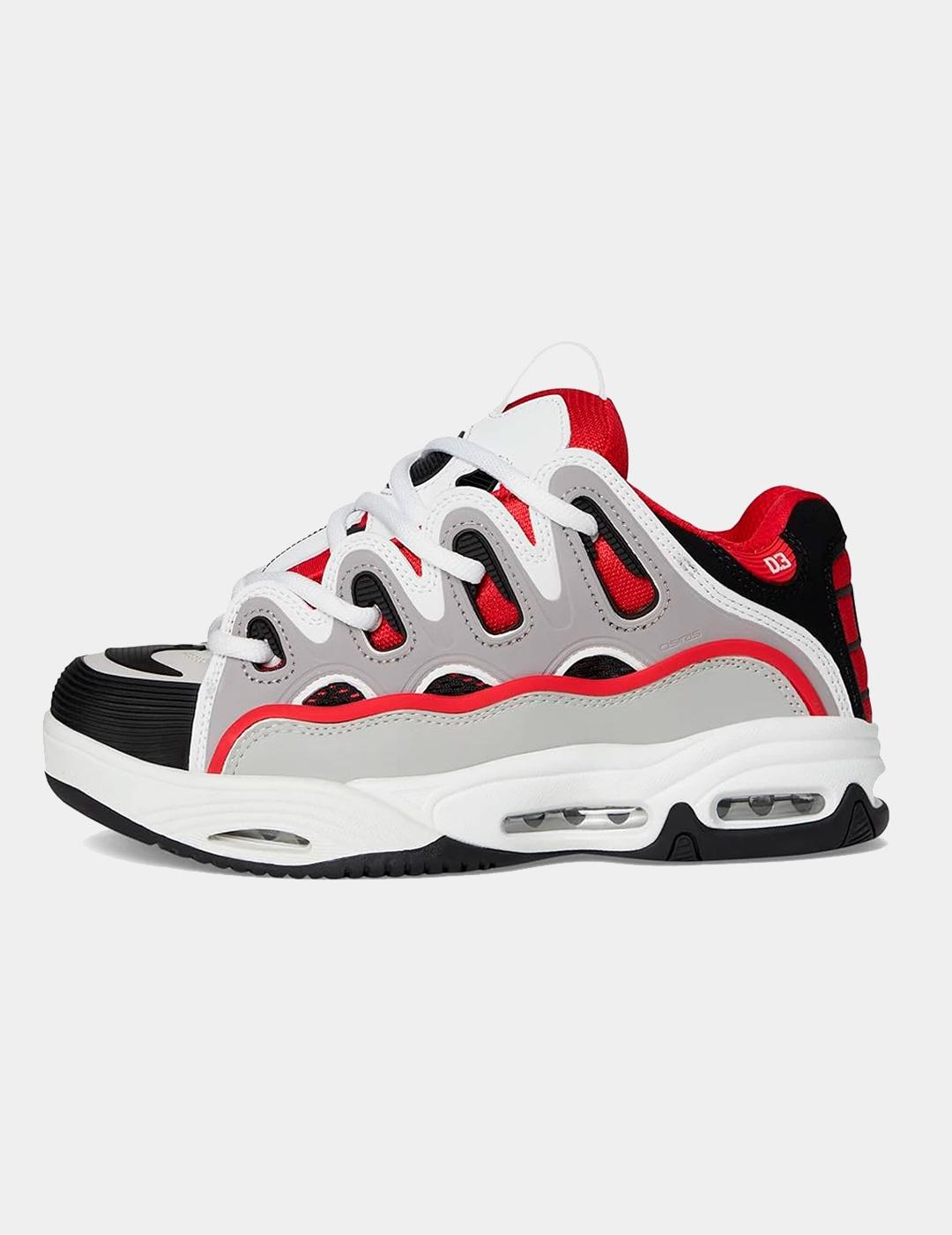 Zapatillas OSIRIS D3 2001 - Red/White/Grey