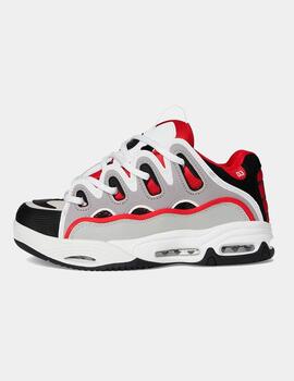 Zapatillas OSIRIS D3 2001 - Red/White/Grey