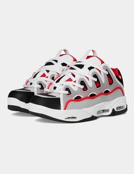 Zapatillas OSIRIS D3 2001 - Red/White/Grey