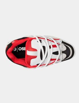 Zapatillas OSIRIS D3 2001 - Red/White/Grey