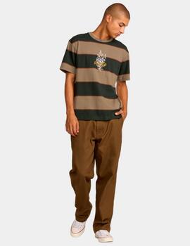 Camiseta RVCA KSL STRIPE - Monogram Shadow