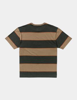 Camiseta RVCA KSL STRIPE - Monogram Shadow