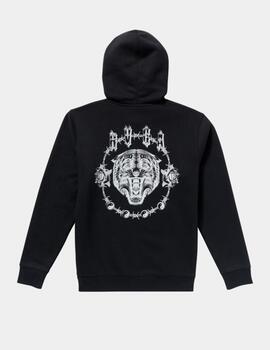 Sudadera Capucha RVCA Abierta BENJ TIGEREYESZ - Black