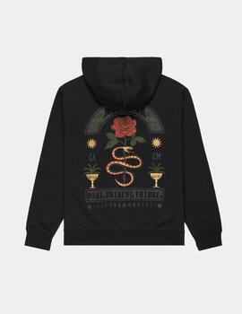 Sudadera Capucha RVCA ROSES POSTER - Black