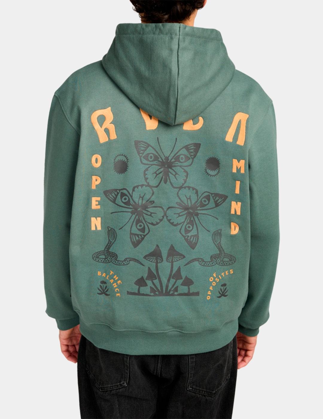 Sudadera Capucha RVCA BUTTERFLY POST - Lauren Wreath