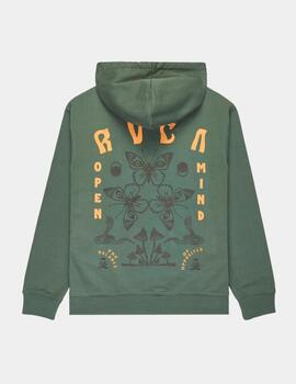 Sudadera Capucha RVCA BUTTERFLY POST - Lauren Wreath