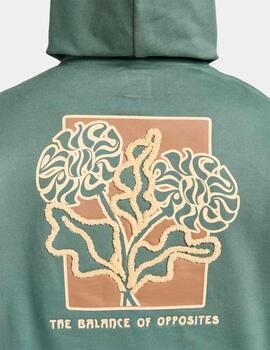 Sudadera Capucha RVCA FLOWER BALANCE - Lauren Wreath