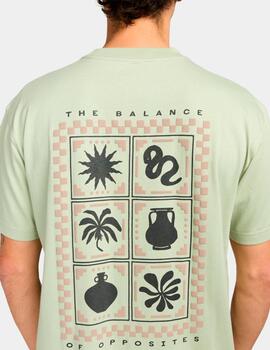Camiseta RVCA MOSAIC FRAGMENT - Blk/Btl/Ro