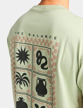 Camiseta RVCA MOSAIC FRAGMENT - Blk/Btl/Ro