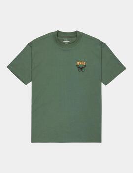 Camiseta RVCA BUTTERFLY POST - Laurel Wreath