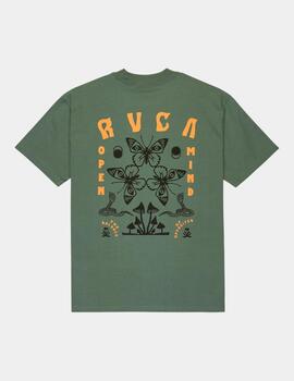 Camiseta RVCA BUTTERFLY POST - Laurel Wreath