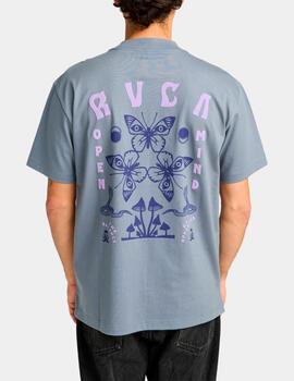 Camiseta RVCA BUTTERFLY POST - Flint Stone