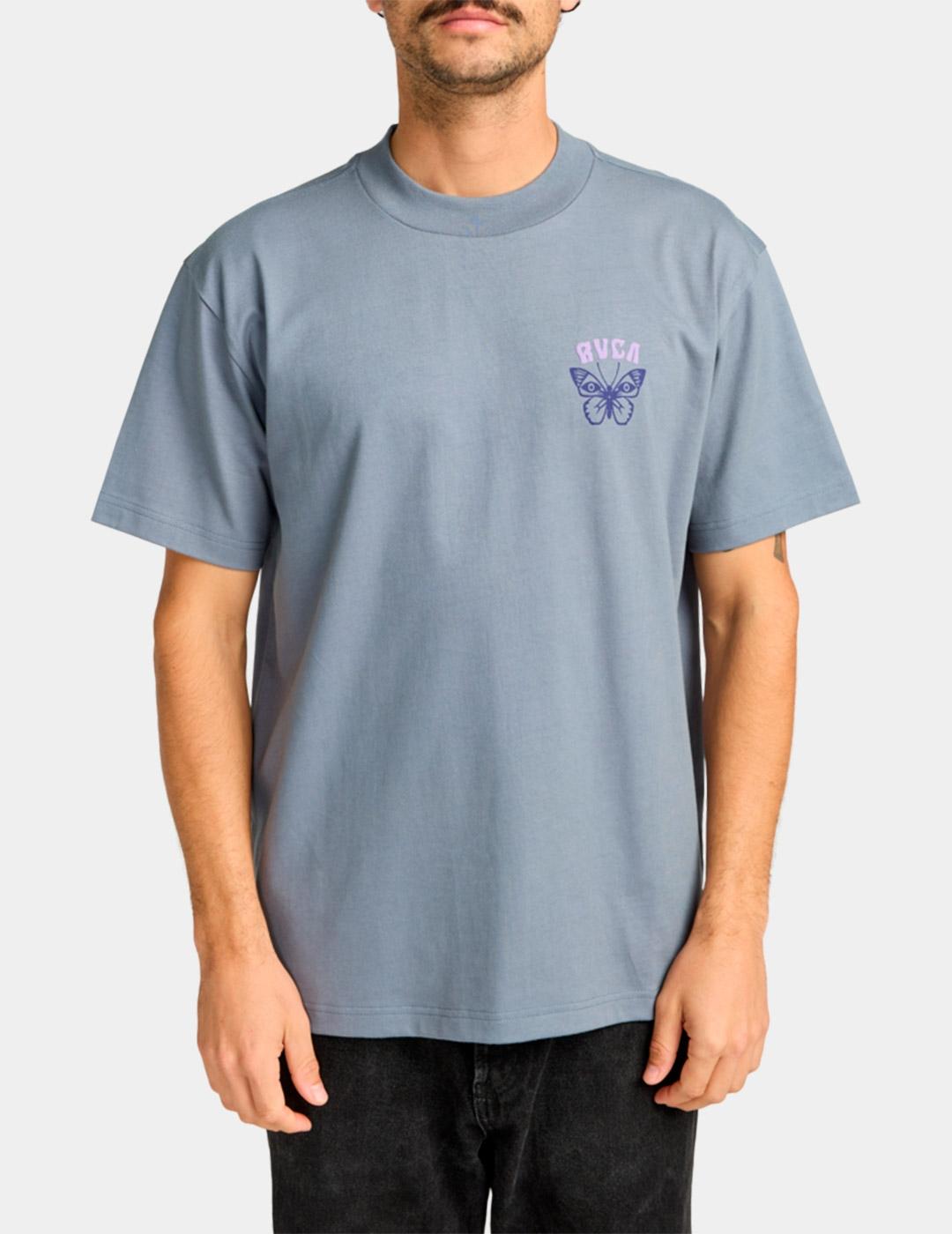 Camiseta RVCA BUTTERFLY POST - Flint Stone