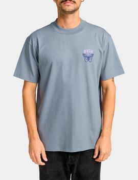 Camiseta RVCA BUTTERFLY POST - Flint Stone