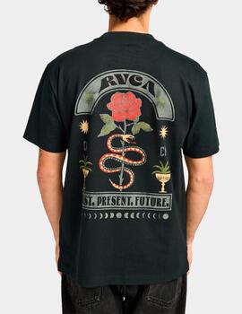 Camiseta RVCA ROSES POSTER - Black
