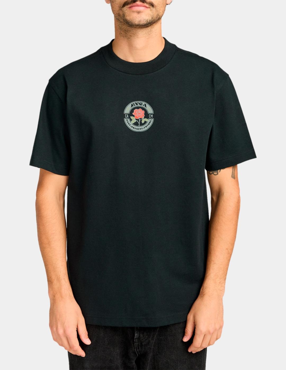 Camiseta RVCA ROSES POSTER - Black
