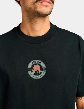 Camiseta RVCA ROSES POSTER - Black
