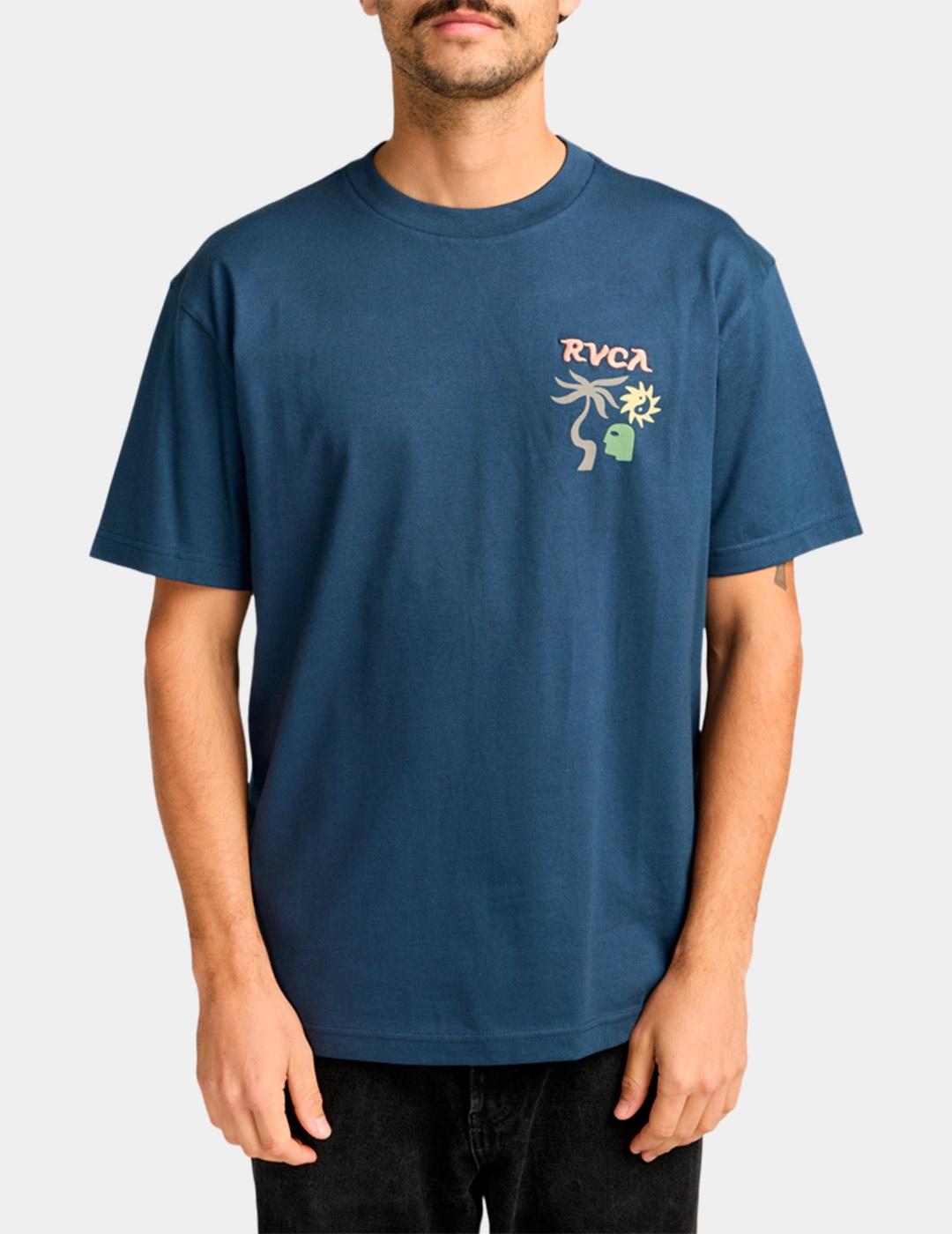 Camiseta RVCA DEEP THINK - Moody Blue